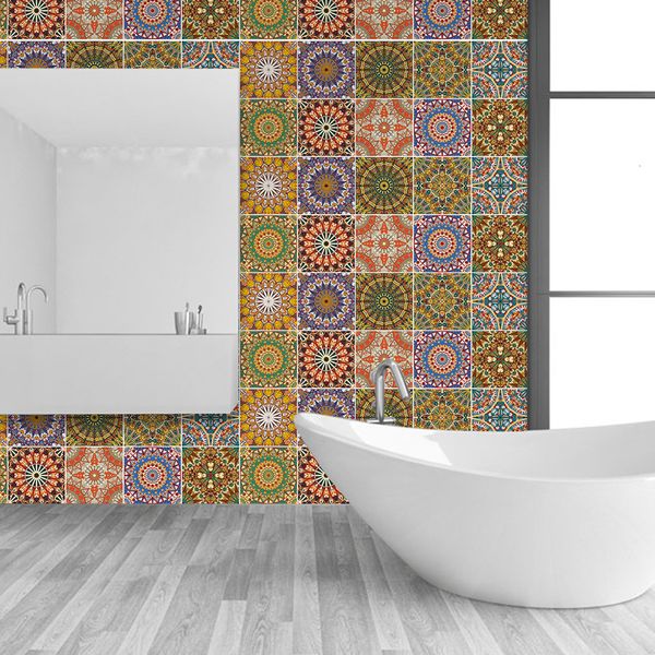 10pcs tile stickers wall sticker morden style for bathroom & kitchen backsplash decor 15x15cm, removable
10pcs tile stickers wall sticker morden style for bathroom & kitchen backsplash decor 15x15cm, removable
