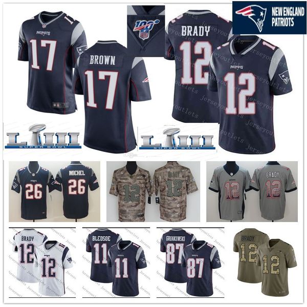 100th men patriot 17 antonio brown 11 julian edelman 12 tom brady rob gronkow ki ony michel jer ey titched xxxl
100th men patriot 17 antonio brown 11 julian edelman 12 tom brady rob gronkow ki ony michel jer ey titched xxxl