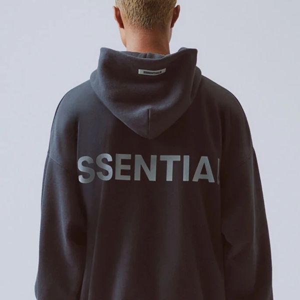 luxury european essentials pullover hoodie 3m reflective letter embroidery cotton couples women mens designer fashion sweater, Black
luxury european essentials pullover hoodie 3m reflective letter embroidery cotton couples women mens designer fashion sweater, Black