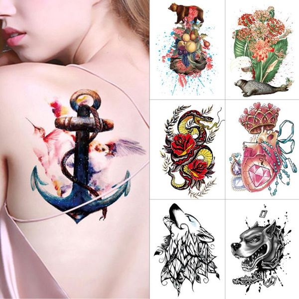 waterproof temporary tattoo stickers wolf tiger snake animal color tattoo flower temporary for men and women
waterproof temporary tattoo stickers wolf tiger snake animal color tattoo flower temporary for men and women