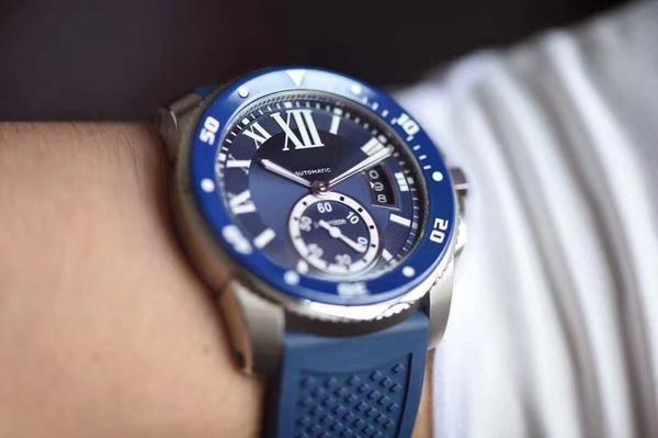 luxury caliber men watch gift automatic movement mechanical watch sports blue and black rubber mens watches, Slivery;brown
luxury caliber men watch gift automatic movement mechanical watch sports blue and black rubber mens watches, Slivery;brown