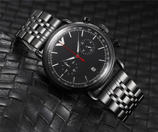 men's designer fashion sports brand watch luxury stainless steel strap business casual men's quartz watch, Slivery;brown
men's designer fashion sports brand watch luxury stainless steel strap business casual men's quartz watch, Slivery;brown