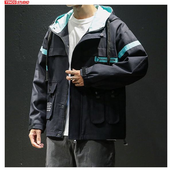dropshipping male streetwear patchwork hoodies japanese outdoor pocket jacket 2019 autumn fashion baggy sport coats, Black;brown 
dropshipping male streetwear patchwork hoodies japanese outdoor pocket jacket 2019 autumn fashion baggy sport coats, Black;brown
