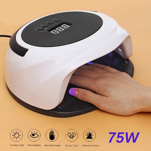 75/36w nail dryer led uv portable lamp curing for all gel polish with led display screen nail art manicure machine tool
75/36w nail dryer led uv portable lamp curing for all gel polish with led display screen nail art manicure machine tool