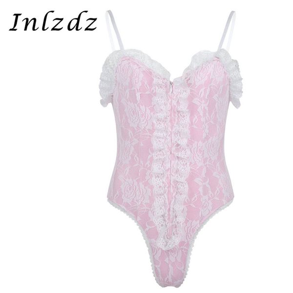 sissy underwear mens lingerie suit spaghetti shoulder straps high cut bodysuit ruffleteddy bodysuit nightwear sleepwear, Red;black
sissy underwear mens lingerie suit spaghetti shoulder straps high cut bodysuit ruffleteddy bodysuit nightwear sleepwear, Red;black