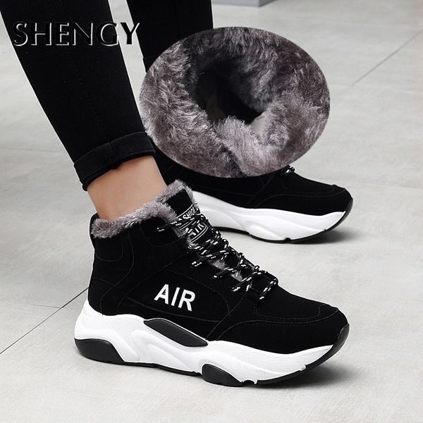 2019 women's boots comfortable warm sneakers winter high quatily sports trend running shoes outdoor jogging shoes, Black
2019 women's boots comfortable warm sneakers winter high quatily sports trend running shoes outdoor jogging shoes, Black