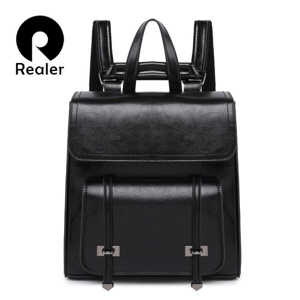 realer women backpack for teenage girls split leather backpack vintage school bag large capacity shoulder bag 2019
realer women backpack for teenage girls split leather backpack vintage school bag large capacity shoulder bag 2019