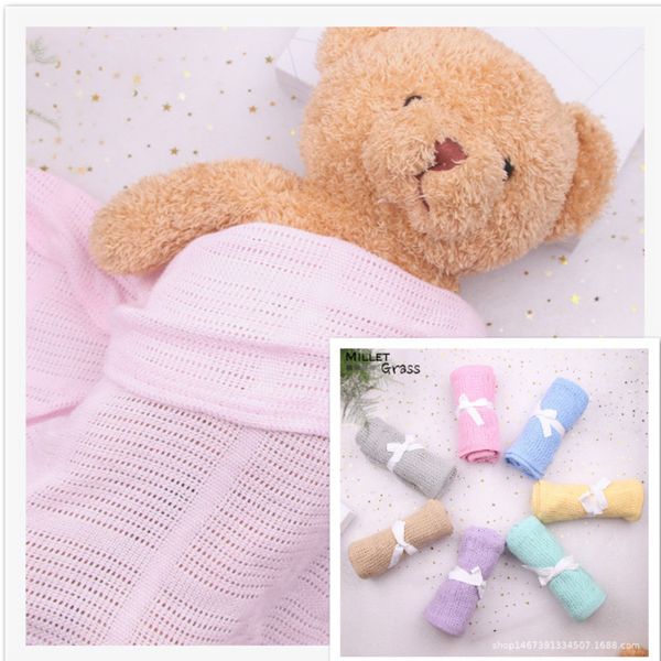 80x100cm baby blankets knitted 100% cotton swaddle kids swaddle wrap wrapping sleeping new born children's capes mats bedding
80x100cm baby blankets knitted 100% cotton swaddle kids swaddle wrap wrapping sleeping new born children's capes mats bedding