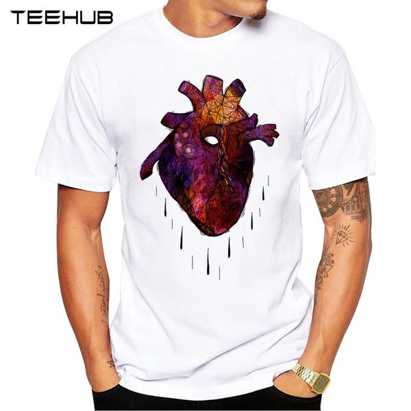 new arrivals 2019 teehub cool heart design men's fashion printed t-shirt short sleeve o-neck hipster tee, White;black
new arrivals 2019 teehub cool heart design men's fashion printed t-shirt short sleeve o-neck hipster tee, White;black