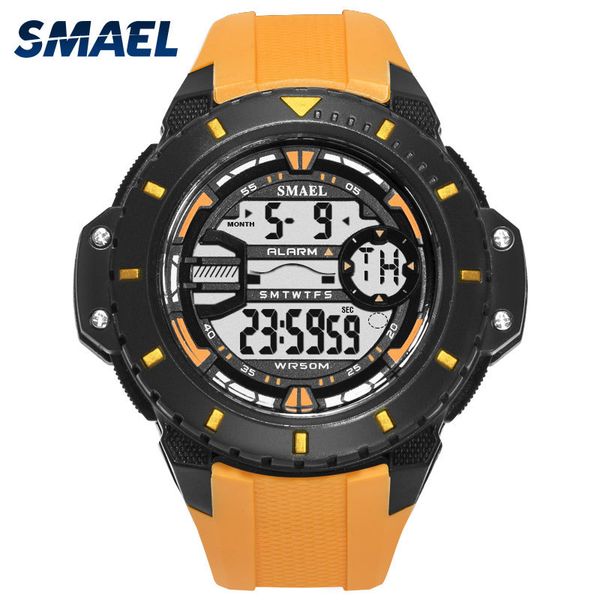 mens digital wristwatches waterproof smael sport watches alarm shock clock led watch men digital 1519 military watches army men, Slivery;brown
mens digital wristwatches waterproof smael sport watches alarm shock clock led watch men digital 1519 military watches army men, Slivery;brown