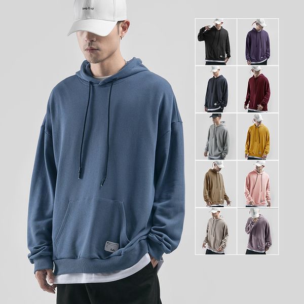 japan style spring autumn men hooded hoodies solid color false two pieces sweatshirt casual loose long hip cotton hoodies, Black
japan style spring autumn men hooded hoodies solid color false two pieces sweatshirt casual loose long hip cotton hoodies, Black