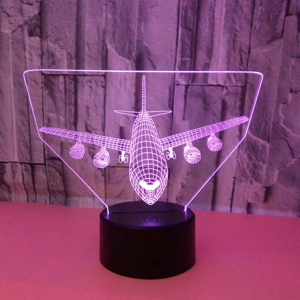 parallel aircraft 3d small night-light colorful 3d three-dimensional vision small desk lamp 3d led lamp customized production
parallel aircraft 3d small night-light colorful 3d three-dimensional vision small desk lamp 3d led lamp customized production