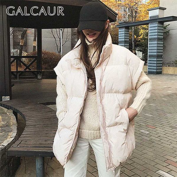 galcaur casual cottons waistcoats female turtleneck short sleeve autumn whiter warm cotton vest for women fashion clothing tide, Black;white
galcaur casual cottons waistcoats female turtleneck short sleeve autumn whiter warm cotton vest for women fashion clothing tide, Black;white
