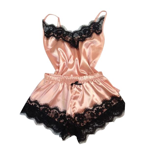 2018 women lace lingerie spaghetti strap pajama set sleepwear ladies deep v neck with sleep shorts nightwear, Blue;gray
2018 women lace lingerie spaghetti strap pajama set sleepwear ladies deep v neck with sleep shorts nightwear, Blue;gray