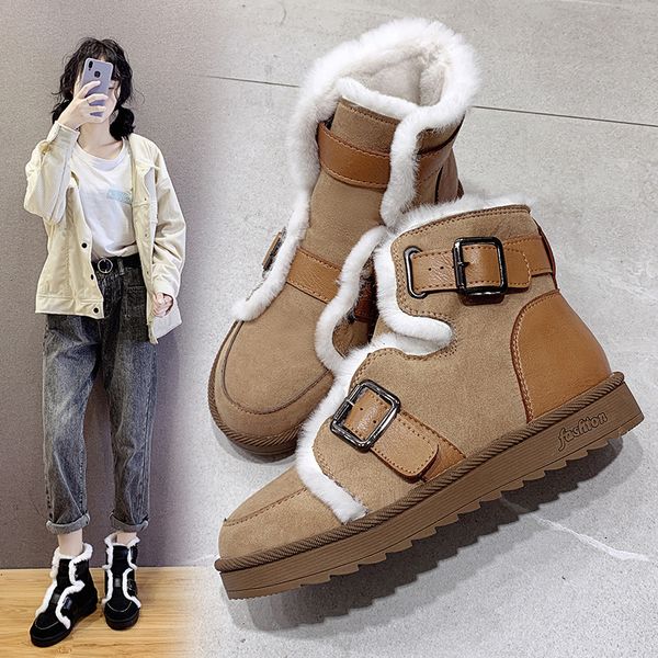 women winter snow boots high plush warm platform women shoes soft ankle short boots outdoor hiking 35-40
women winter snow boots high plush warm platform women shoes soft ankle short boots outdoor hiking 35-40