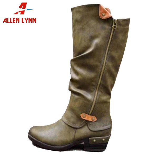 allenlynn new ladies med chunky heels shoes woman vintage western boots retro mid-calf cowboy boots women, Black
allenlynn new ladies med chunky heels shoes woman vintage western boots retro mid-calf cowboy boots women, Black