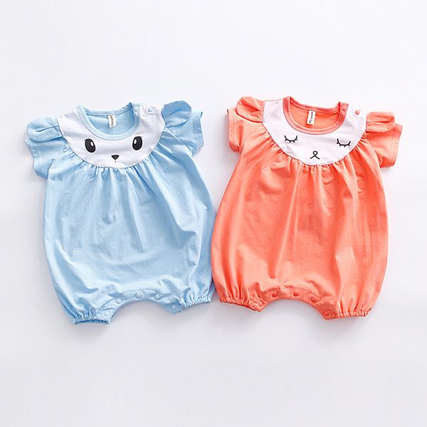 sleeve rompers kids girls boys bodysuit jumpsuit newborn clothes infant baby cartoon animal print short, White
sleeve rompers kids girls boys bodysuit jumpsuit newborn clothes infant baby cartoon animal print short, White