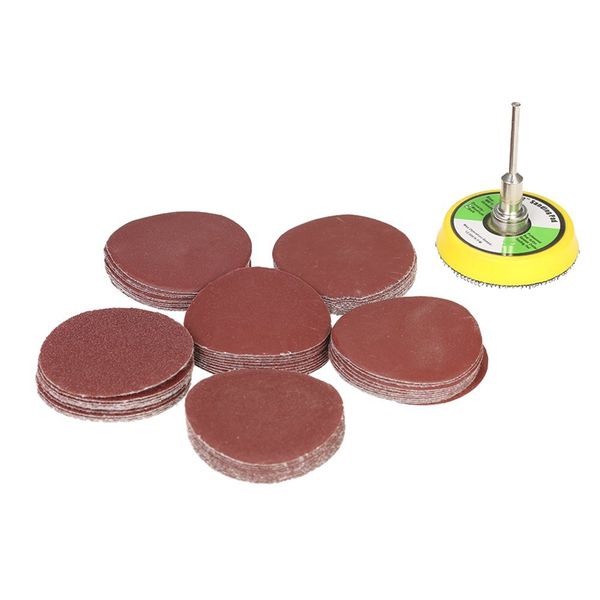 easy-60 pcs sanding paper grinding wheel with 50mm polishing pad adapter, grits grinding pad grit paper, size 100, 240, 600, 8
easy-60 pcs sanding paper grinding wheel with 50mm polishing pad adapter, grits grinding pad grit paper, size 100, 240, 600, 8