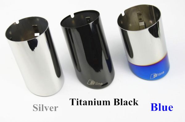 1 pcs 304 stainless steel titanium black s-line style exhaust pipes for a1 a3 a4l a5 a6l q3 q5 q7 a8 car exhaust tip muffler
1 pcs 304 stainless steel titanium black s-line style exhaust pipes for a1 a3 a4l a5 a6l q3 q5 q7 a8 car exhaust tip muffler