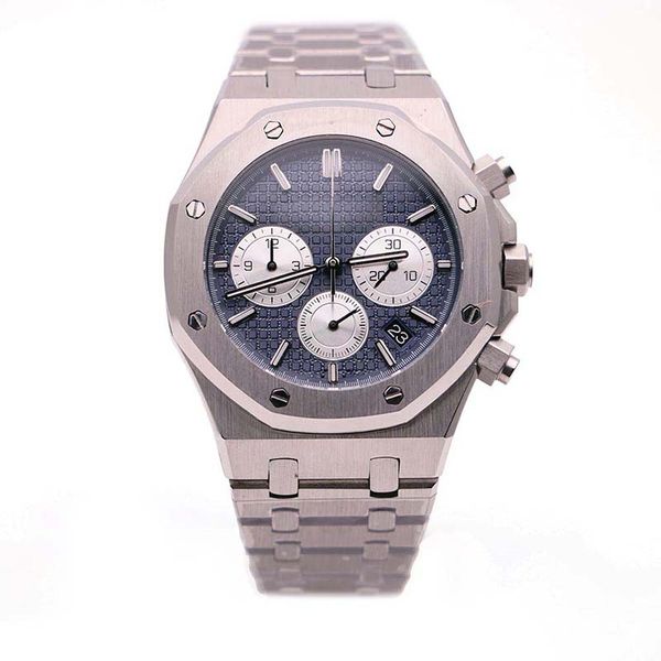 outdoor quartz chronograph mens watch watches men wristwatches solid case back 41mm blue dial with subdials and a stainless steel bracelet, Slivery;brown
outdoor quartz chronograph mens watch watches men wristwatches solid case back 41mm blue dial with subdials and a stainless steel bracelet, Slivery;brown