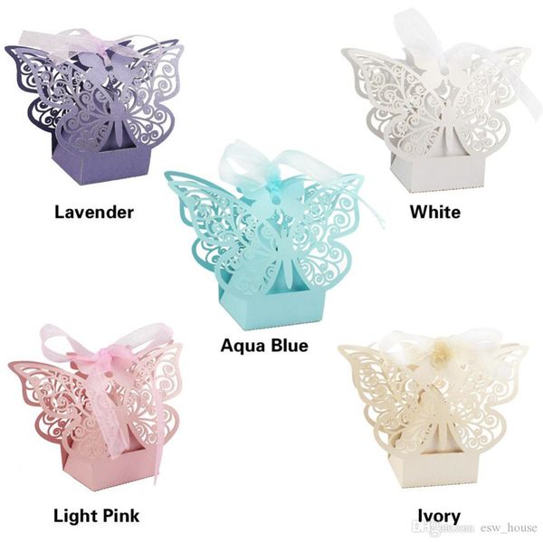 100pcs/lot laser cut hollow butterfly candy box white ivory wedding candy box wedding favor gift box with ribbon
100pcs/lot laser cut hollow butterfly candy box white ivory wedding candy box wedding favor gift box with ribbon