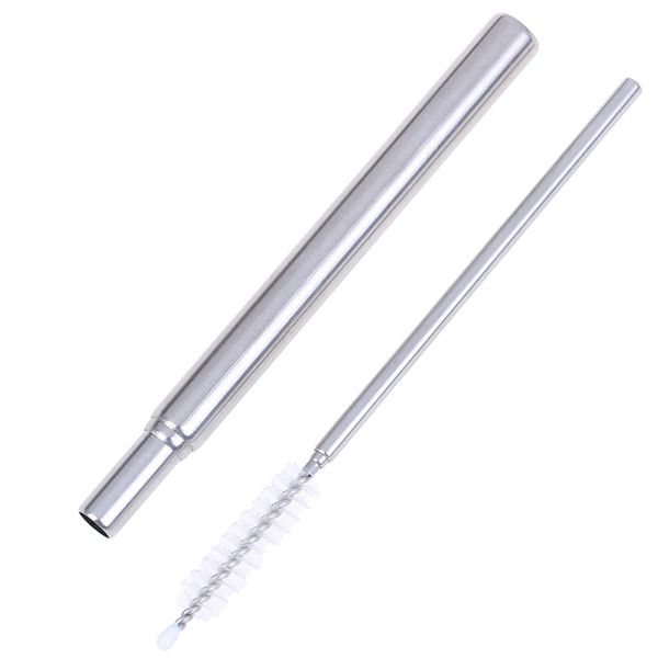 reusable straw portable adjustable stainless steel drinking straw with 1 brush travel home bar accessorie
reusable straw portable adjustable stainless steel drinking straw with 1 brush travel home bar accessorie