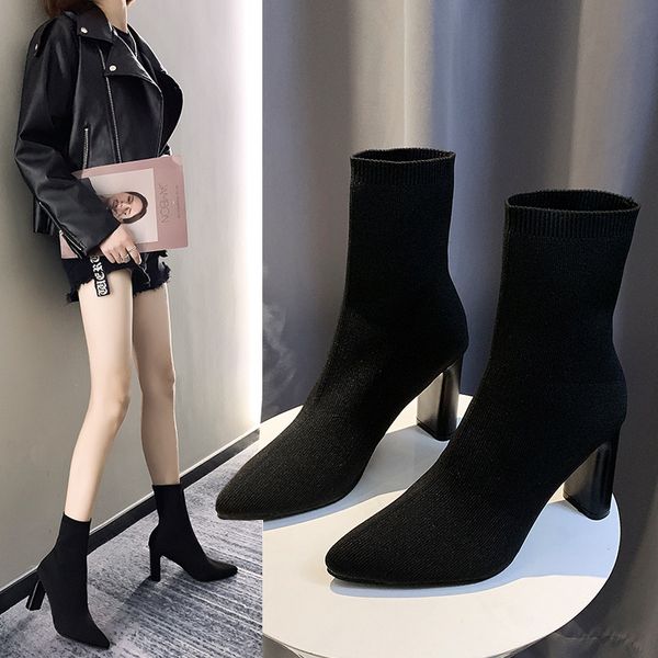 pointy boot lace up winter boots lady women's rubber shoes rain booties woman 2019 high heels pointe 2020 stockings autumn rock, Black
pointy boot lace up winter boots lady women's rubber shoes rain booties woman 2019 high heels pointe 2020 stockings autumn rock, Black