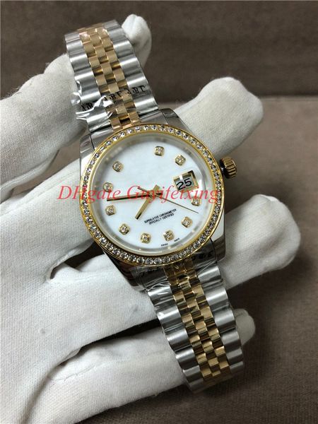 2 styles luxury watches men diamond 41mm midsize 116243 126334 datejust sliver gold two tone jubliee strap white shell dial automatic watch, Slivery;brown
2 styles luxury watches men diamond 41mm midsize 116243 126334 datejust sliver gold two tone jubliee strap white shell dial automatic watch, Slivery;brown