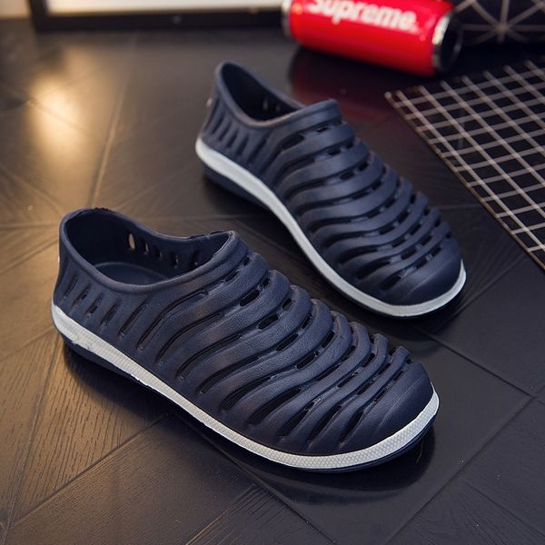 summer men's garden porous shoes women's anti-slip drifting sports couples breathable sandals casual slippers slides, Black
summer men's garden porous shoes women's anti-slip drifting sports couples breathable sandals casual slippers slides, Black