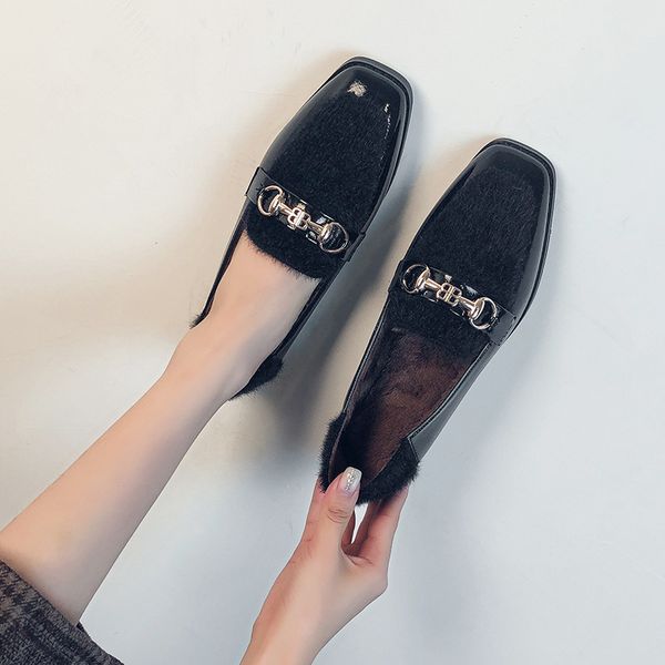 hkxn 2019 spring flat boots autumn fashion ladies england single shoes shallow mouth leather shoes flat casual, Black
hkxn 2019 spring flat boots autumn fashion ladies england single shoes shallow mouth leather shoes flat casual, Black