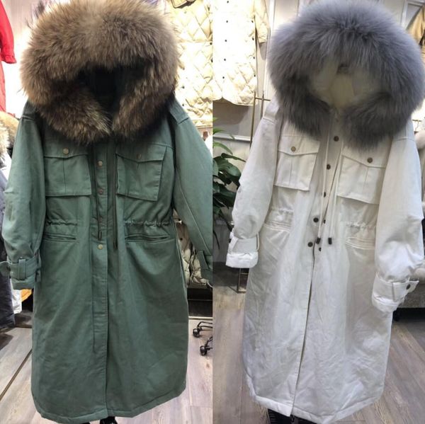 2019 winter new style korean-style south korea dongdaemun loose-fit large fur collar down jacket women's mid-length thick coat f, Black;white
2019 winter new style korean-style south korea dongdaemun loose-fit large fur collar down jacket women's mid-length thick coat f, Black;white