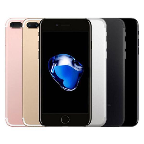 

Refurbished Original Apple iPhone 7 Plus 5.5 inch Fingerprint iOS A10 Quad Core 3GB RAM 32/128/256GB ROM 12MP Unlocked 4G LTE Phone DHL 1pcs