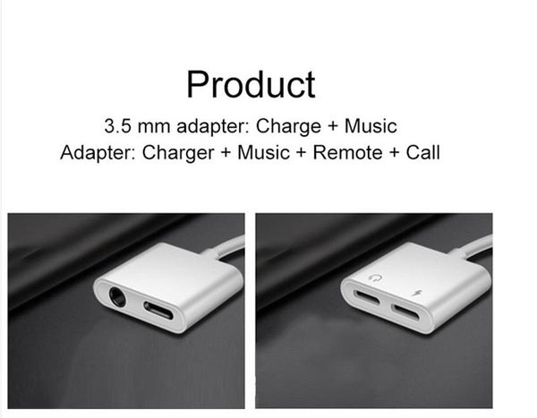 Li2 in 1 earphone dual lightning adapter for iphone x charging adapter 3 5mm jack headphone audio cable charging adapter
Li2 in 1 earphone dual lightning adapter for iphone x charging adapter 3 5mm jack headphone audio cable charging adapter