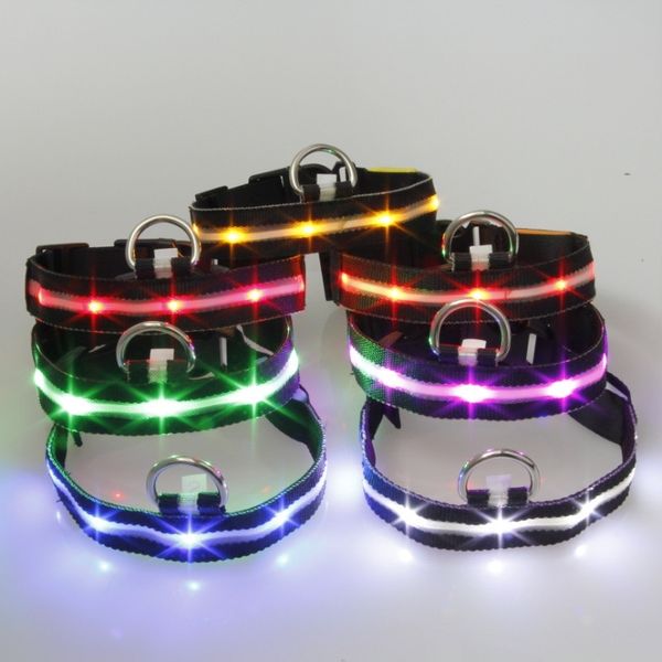 fashion 4 sizes colorful led dog collar flashing in dark nylon lighting safety led pet collar wide luminous pet products
fashion 4 sizes colorful led dog collar flashing in dark nylon lighting safety led pet collar wide luminous pet products