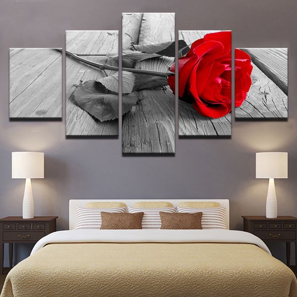 hd home decoration canvas pictures living room modern 5 panel red rose flowers printed painting wall art modular poster frame
hd home decoration canvas pictures living room modern 5 panel red rose flowers printed painting wall art modular poster frame