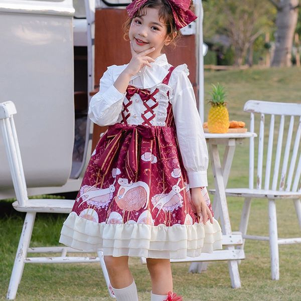 sweet cute girls baby kids children dress lolita clothes ruffle lace cosplay costume bows princess dresses afc387, Blue
sweet cute girls baby kids children dress lolita clothes ruffle lace cosplay costume bows princess dresses afc387, Blue