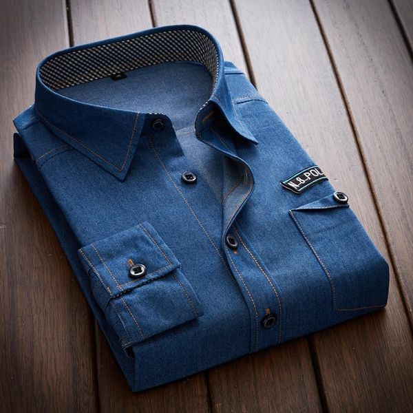 jeans men's shirts long sleeve casual denim men shirts dress blouse men slim fit blue new, White;black
jeans men's shirts long sleeve casual denim men shirts dress blouse men slim fit blue new, White;black