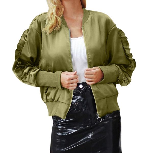 windbreak jackets women long sleeve coats spring autumn casual solid zip up basic jackets for women jaqueta feminina fd, Black;brown
windbreak jackets women long sleeve coats spring autumn casual solid zip up basic jackets for women jaqueta feminina fd, Black;brown