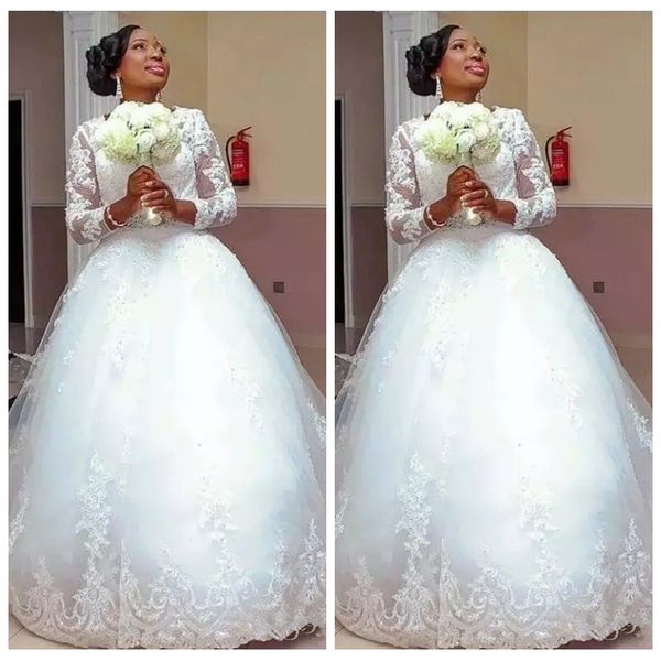 jewel long sleeves a-line lace appliqeus a-line wedding dresses 2021 modest african long bridal gowns custom vestidos de mariee cheap, White
jewel long sleeves a-line lace appliqeus a-line wedding dresses 2021 modest african long bridal gowns custom vestidos de mariee cheap, White