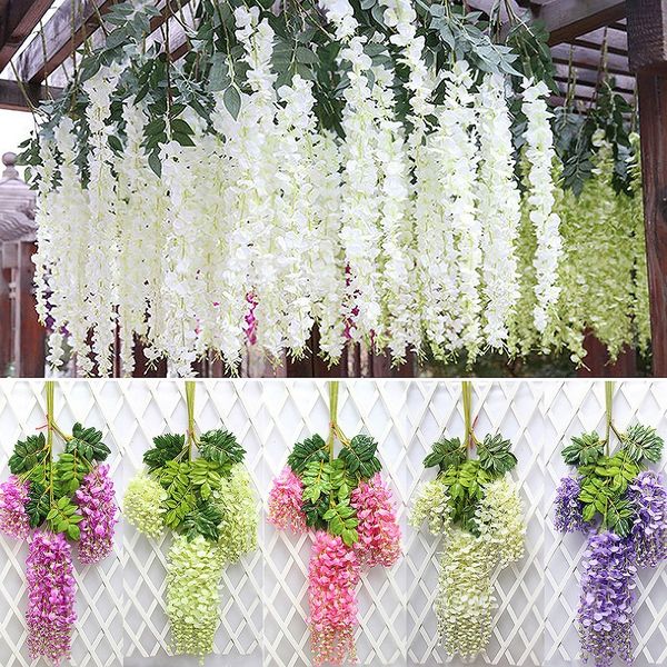 wholesale 12pcs rattan strip wisteria artificial flower vine for wedding home party kids room decoration diy craft fake flowers
wholesale 12pcs rattan strip wisteria artificial flower vine for wedding home party kids room decoration diy craft fake flowers