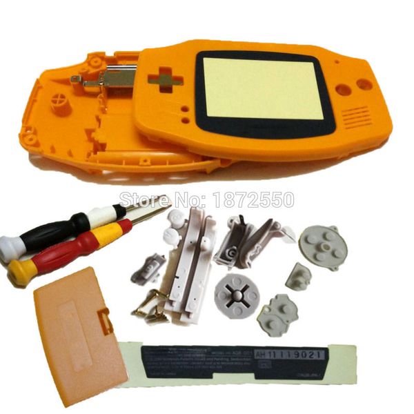 plastic housing case cover orange color fit for nitendogbagameboyadvanceconsole w/rubber pads x/y screwdrivers
plastic housing case cover orange color fit for nitendogbagameboyadvanceconsole w/rubber pads x/y screwdrivers