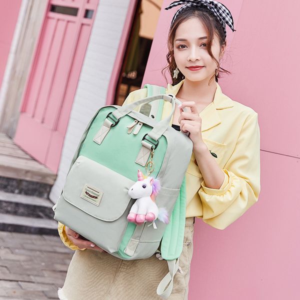 fashion 2019 backpack women's student bag youth backpack female nylon travel bag girl bow mochila+cute pendant
fashion 2019 backpack women's student bag youth backpack female nylon travel bag girl bow mochila+cute pendant