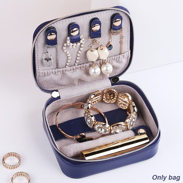 pu leather multifunctional organiser bag necklaces carrying travel storage portable gift holder jewelry case rings double zipper, Pink;blue
pu leather multifunctional organiser bag necklaces carrying travel storage portable gift holder jewelry case rings double zipper, Pink;blue