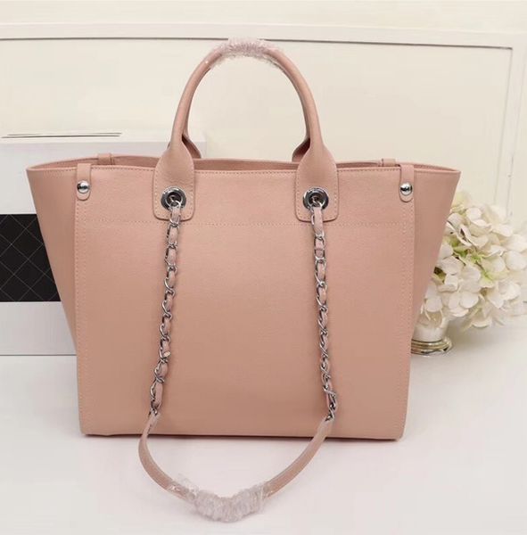 5A Quality Black Caviar Leather Large Shopping Tote 43cm Women Vintage Shoulder Bag with Rivet Good Price
5A Quality Black Caviar Leather Large Shopping Tote 43cm Women Vintage Shoulder Bag with Rivet Good Price