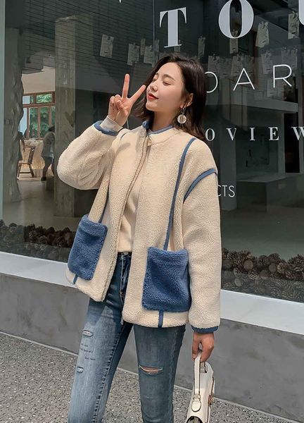 2019 осень и зима новый овечьей шерсти пальто женщин короткий корейский свободный чистый красный тренд меха интегрированный зимний баранина, Black;brown
2019 осень и зима новый овечьей шерсти пальто женщин короткий корейский свободный чистый красный тренд меха интегрированный зимний баранина, Black;brown