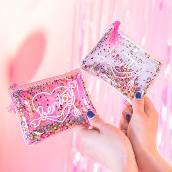 1 pc mini sequin harajuku coin purse shiny purses women girl sequins zipper coin purse wallet dropship new arrival random color, White
1 pc mini sequin harajuku coin purse shiny purses women girl sequins zipper coin purse wallet dropship new arrival random color, White