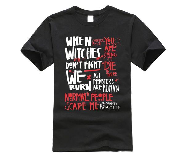 american when witches don't fight tshirt clothes euro size personality new men's tshirt letters crazy 2019, White;black
american when witches don't fight tshirt clothes euro size personality new men's tshirt letters crazy 2019, White;black
