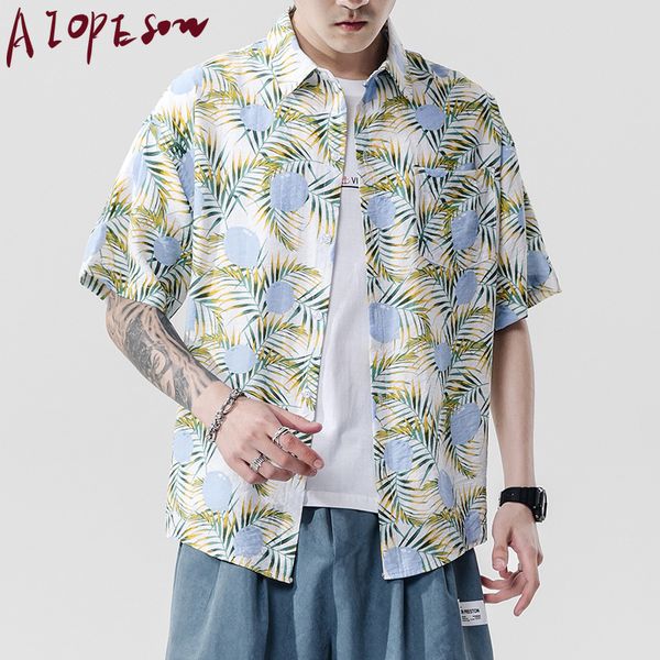 2020 summer new short-sleeved shirt mens printing fashion casual loose and comfortable oversize mens shirt beachwear jacket men, White;black
2020 summer new short-sleeved shirt mens printing fashion casual loose and comfortable oversize mens shirt beachwear jacket men, White;black