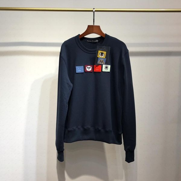 19fw luxurious brand design acne magic poster women men casual sweatshirts sweater pullovers streetwear outdoor hoodies, Blue;black
19fw luxurious brand design acne magic poster women men casual sweatshirts sweater pullovers streetwear outdoor hoodies, Blue;black