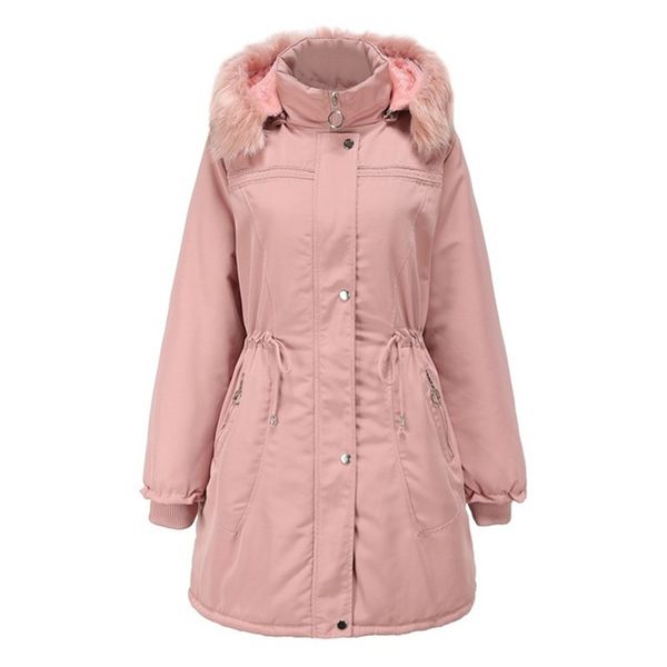 winter jacket women fur hooded parkas slim thicken warm fleece lined long coat outwear female snow coat ladies brand clothing, Black
winter jacket women fur hooded parkas slim thicken warm fleece lined long coat outwear female snow coat ladies brand clothing, Black